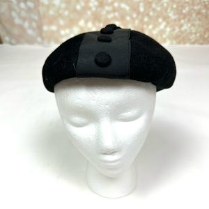 Vintage 60s Merrimack Hat Corp Beret Hat